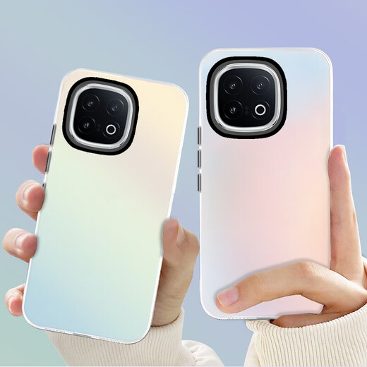 Брутальный ход IQOO13 Корпус мобильного телефона Vivo IQOO13 Защитный корпус Силиконовый мягкий край простой полупрозрачный всеобъемлющий анти-патронный лазерный градиент высококачественный матовый