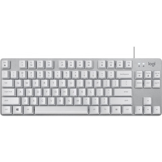 Logitech K835 mini mechanical keyboard wired mini computer competition game business office 84 key home computer blue and red axis Logitech K835 TTC black blue axis