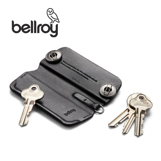 
Bellroy Australia Key Cover Plus Spring New Third Generation Minimalist and Skillful Key Bag Simple Leather Men and Women Ink Black