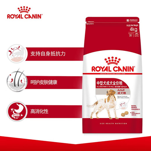 Royal (Royal Canin) M25 mittelgroßer erwachsener Hund Hunde voller Preis Hundefutter für mehr als Dezember. M25 mittelgroßer erwachsener Hund 4 kg-Expirited am 24. Oktober