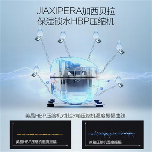 Meijing (raching) C380A solid wood constant temperature and humidity cigar cabinet humidifier compressor precision constant temperature and humidity cigar humidifier humidor household rosewood brown (Spanish cedar wood shelf)