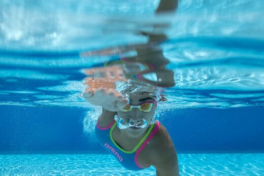 Arena Unisex Cobra Ultra Swive Racing Goggles Anti-fog Silver/Gold Jade Lime One Size