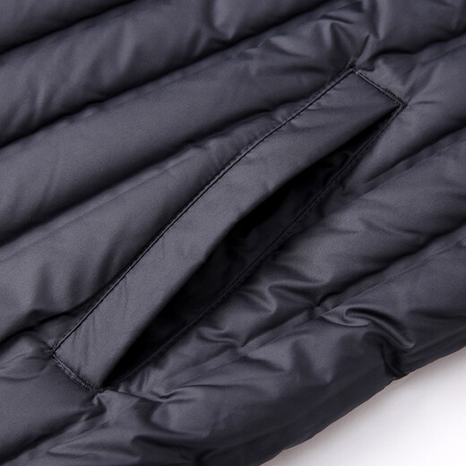 Yalu Yalu middle-aged and elderly down jacket with inner liner to keep warm, autumn and winter men's plus size daddy wear, navy 2XL (180)