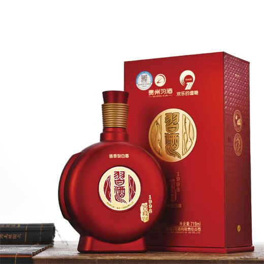 
Xijiu [Produced in 21-23, random delivery] Cellar 1998 sauce-flavored liquor 53 degrees of wedding banquet for relatives and friends 53%vol 719mL 6 bottles Whole box