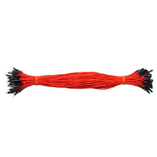 Throwing Stones 1P Rehearsal DuPont Wire 26AWG Silicone Insulated Wire High Temperature Resistant Electronic Wire Experiment Consumables 100 in a Bundle 20cm Wire Length 100/piece Red 30cm Female to Female