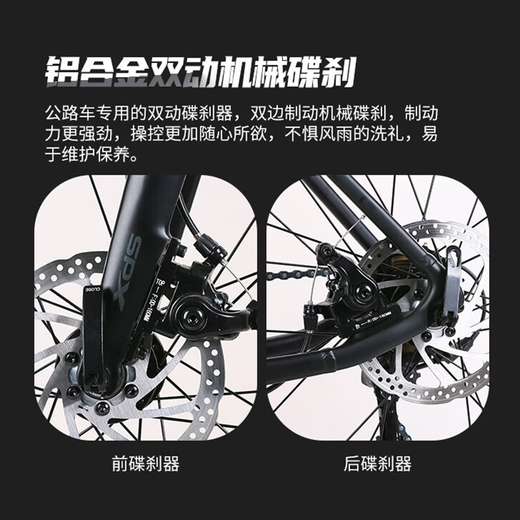 喜德盛（xds）rt180喜德盛rt180公路车喜德盛公路车公路自行车公路车自行车xds 曜石黑/灰 700Cx440mm|身高158-168cm