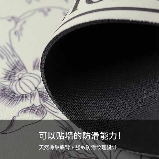 云珀浴室地垫软硅藻泥垫子吸水垫洗手卫生间门口防滑脚垫卫浴厕所地垫 A-757 40x60cm【秒吸速干】