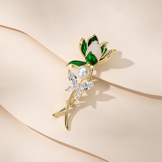 Qlady orchid brooch, high-end feminine corsage, anti-exposure pin, scarf buckle, niche suit accessories, birthday gift