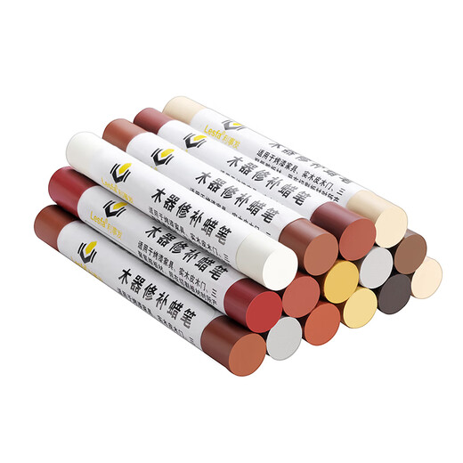 Zuozhixun furniture repair crayon set touch-up pen furniture nail hole repair wardrobe scratch repair repair damaged color repair pen 20 colors full color set