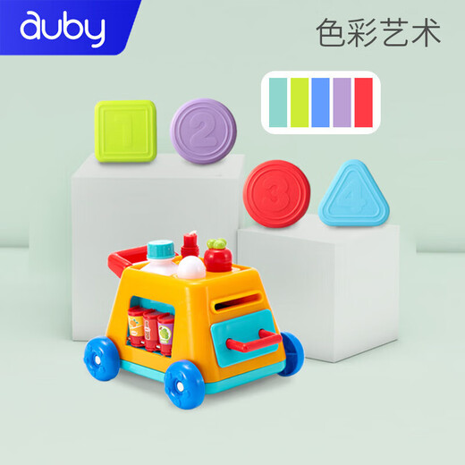 澳贝(auby)手指总动员宝宝儿童音乐早教积木3拖拉婴儿启蒙玩具0-1岁 手指总动员经典款+故事机套餐