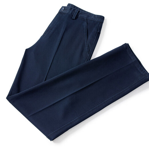 
Old man's head jeans men's summer thin loose straight wash high waist business casual young and middle-aged long pants men's trend IG3892 Zhonglan 34