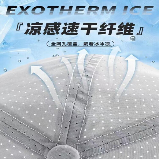 Charming hat men's summer thin peaked cap outdoor sun hat sun protection fishing baseball cap men's casual quick-drying hat men's quick-drying navy adjustable