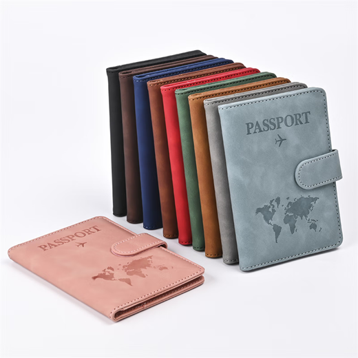 GPHF ALLEMANT ANTIFIL BRUPS MAGNÉTIQUE BOUCLE RFID MULTIFUNCTION PASSPORT PROTECTION AIR TICK TICK CLIP Passeport Portefeuille Palle d'identi