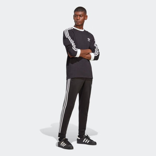 阿迪达斯 （adidas）【劲浪体育】男子复古穿搭运动修身长袖圆领T恤IA4877 IA4877 L