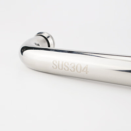 Hasdick Beijing warehouse delivery stainless steel bathroom glass door handle shower room bathroom door handle HKsq-60 304 bright extra thick 25*440mm (single)