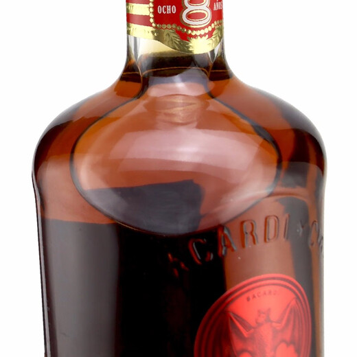 Bacardi百加得朗姆酒 烘焙进口调酒基酒莫吉托Rum自由古巴 8年朗姆 750mL 1瓶