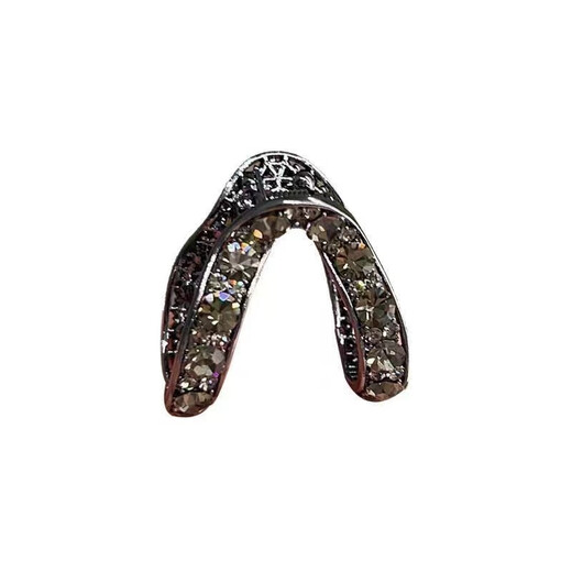 Timo high ponytail fixed artifact, small grabber on the back of the head, women's anti-collapse hairpin, new ponytail clip, hairpin, hair accessories, hair grabber V-shaped small grabber gold A27-306