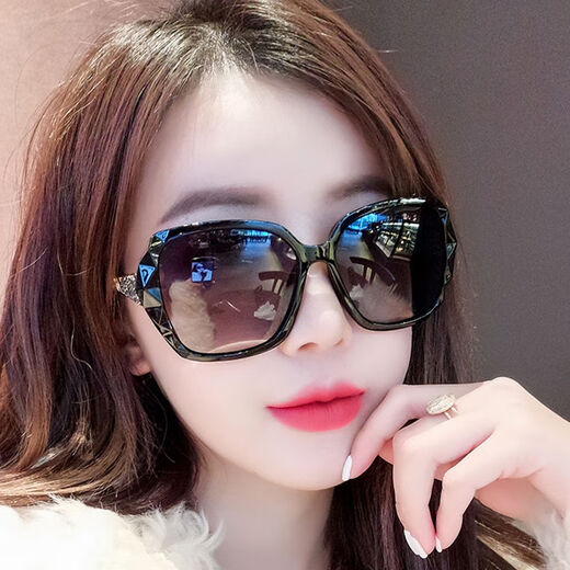 Mijilin 2022 new new style sunglasses for women high-definition anti-blue light sunglasses women's sunglasses driving sun protection round face long face internet celebrity blue upgraded model high-definition anti-blue light