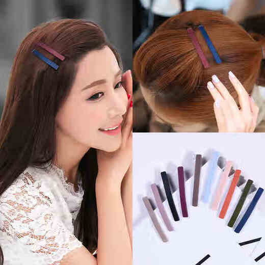 Jinhe Hair Clip Edge Clip Clip Clip Black Clip Neuer Seitenclip zurück