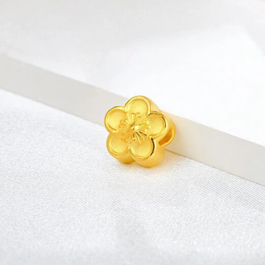 Jianying silk four-leaf clover pendant for women, niche light luxury design, 18K gold fortune pendant, does not include chain, small waist (comes with exquisite gift box)