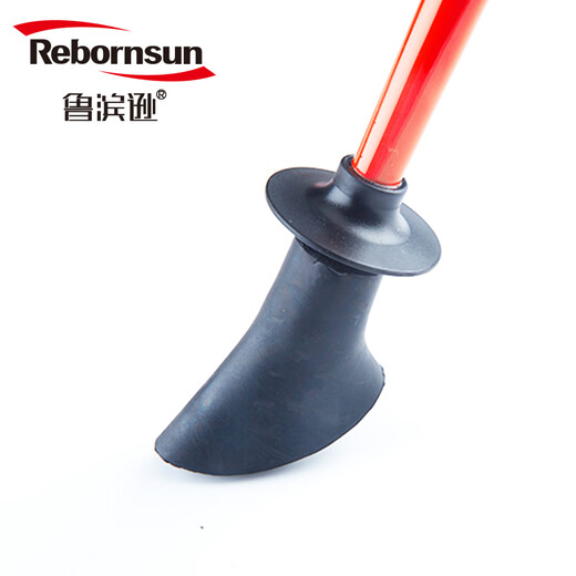 Robinson cross-country walking cane, hiking stick, walking stick, walking stick, walking stick, fiberglass lightweight spot, red 120CM