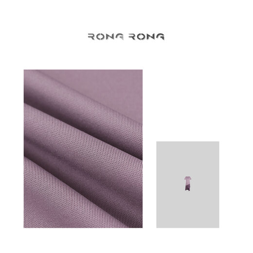 Rongrong [Sheng Sheng Zijun] Rong Lycel's Original Design Splicing Plord Z312-4,23 LR Purple 3895-115JIN [JIN равно 0,5 кг]