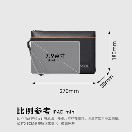 Cnoles Herrenkupplungsbeutel große Kapazität Multi-Karten-Position Luxus Münz Brieftasche Mobiler Speichertasche Geburtstagsgeschenk für Freund Ehemann