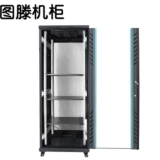 Tuten server cabinet standard network data room headhunting cabinet enterprise office weak current project G2.6842U glass door size width 600*depth 800*height 2055MM