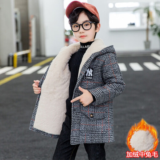 G.DUCKKIDS Children's Clothing Boys' Jackets Autumn and Winter Plush Children's Woolen Coats Mid-Length Thickened Boys' Winter Hooded Tops Khaki Size 160 Recommended Height 150-160cm 12-13 Years Old G.DUCKKIDS Children's Clothing Boys' Jackets Autumn and Winter Plush Children's Woolen Coats Mid-Length Thickened Boys' Winter Hooded Tops Khaki Size 160 Recommended Height 150-160cm 12-13 Years Old