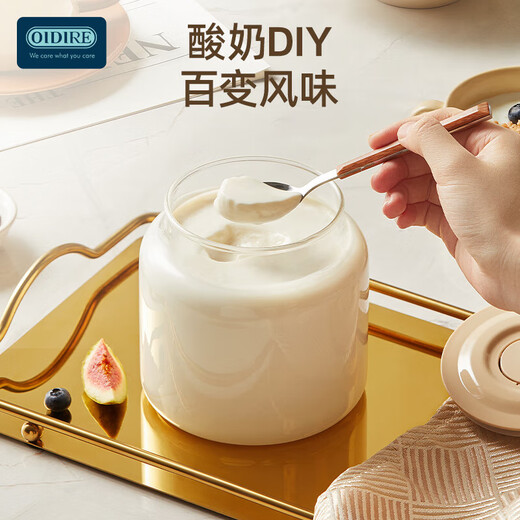 OIDIRE（偶点）酸奶机 家用全自动酸奶发酵机恒温纳豆米酒酵素果醋果酒多功能高硼硅玻璃酸奶机大容量 ODI-SA21【1L内胆+2L内胆】