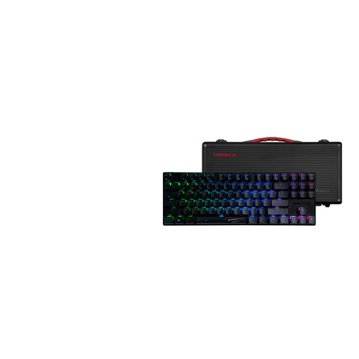 CHERRY Cherry MX8.2 Xaga Mechanical Keyboard Obsidian Wireless Three-Mode Bluetooth Genggui Keyboard Limited Game Esports RGB Light Effect Three-Perception PBT Keycap Magnetic Axis Keyboard Esports Xaga-Meteor Tea Shaft Delivery Arms Box