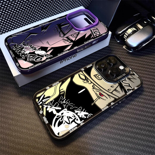 猫漫尖火影忍者iPhone15Promax手机壳14苹果13带土12佐助11鸣人XR新款镭 IMD-黑色-鼬L1105 iPhone16