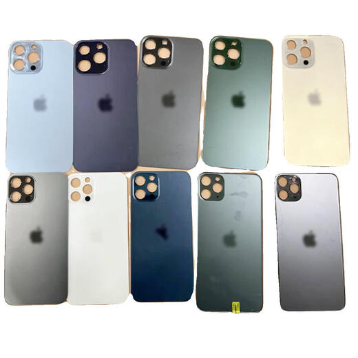 Suitable for Apple back cover glass iphone11pro12mini13promax14pro mobile phone original disassembly mechanical and electrical blue pure original disassembly 95-98 new steel ring iPhone13Pro