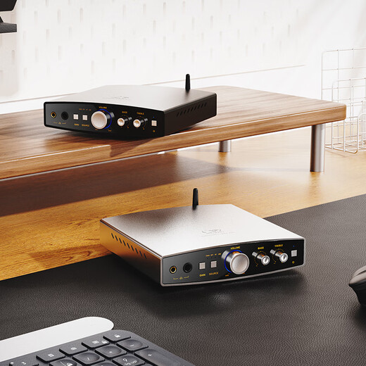 SHANLING EH2 desktop decoding amp HiFi player pre-decoding all-in-one DSD hard decoding 4.4 balanced decoding amp EH2 black + adapter