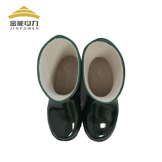 Jinneng Electric High Voltage Insulated Boots Anti-shock Rubber Boots Electrician Protective Insulated Shoes 35kv Medium Tube Electrician Shoes Size 45