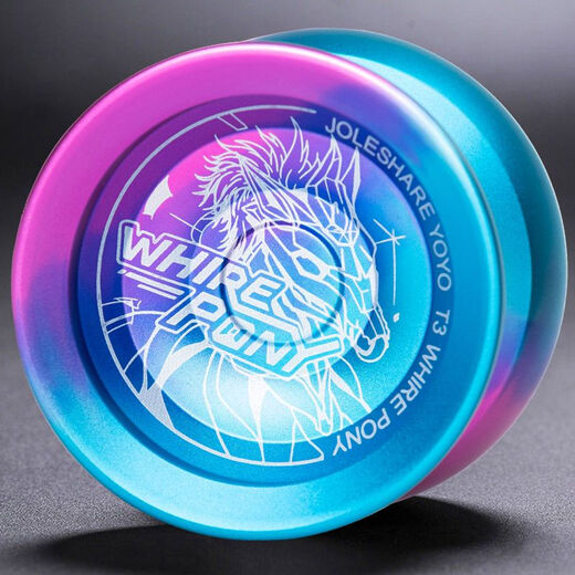 T Boiling Point Dead Sleep Super Long Professional Advanced Yo-Yo Death Metal Wettbewerb Spezielle Jo-Yo-Kinder Neue Stil-blaues rotes Silber [Siedepunkt] Handschuhe + Ersatzseil