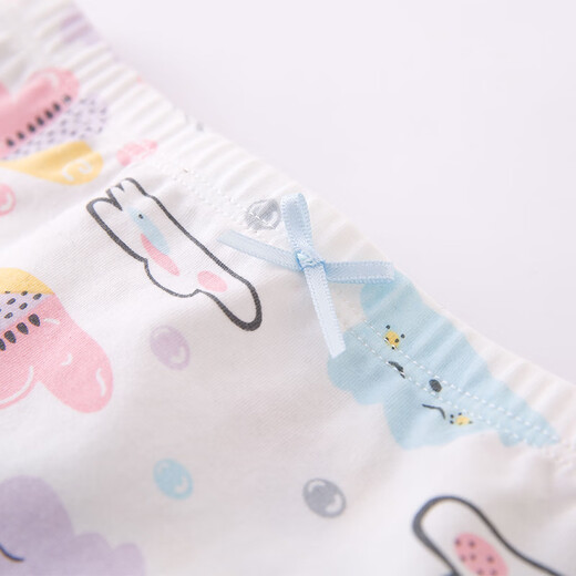 顶瓜瓜女童内裤平角卡通可爱儿童内裤宝宝四角裤女孩底裤短裤 160