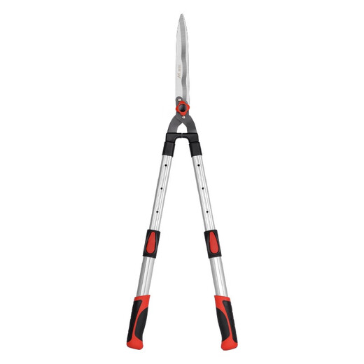 MYTEC garden shears, retractable pruning shears, lawn and hedge shears, garden pruning shears, green plant and hedge thick branch scissors, white-blade wavy fence shears, four-speed telescopic shears