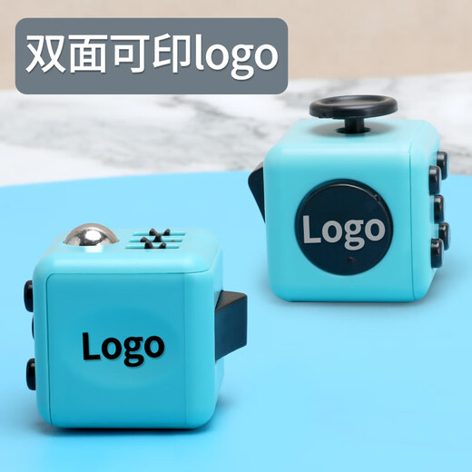 Huston EDC Unzip Rubik's Cube Roman und seltsames Spielzeug FidgetCube Dekompression Artefakt Spiel Würfel Kinderspielzeuggeschenk High Play Version-Grau
