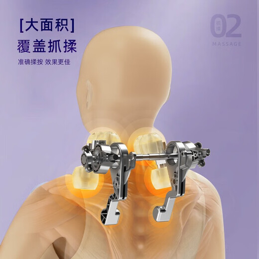 CHIGO Cervical Massager, Massage Shawl, Shoulder and Neck Massager, Trapezius Leg, Waist and Neck Massager, Cervical Massage Pillow, Birthday Gift, New Year’s Gift, Great Gift, Upgraded Gift Box Model, 6D Simulated Hand, Shoulder and Neck Trapezius Synchronous Massage