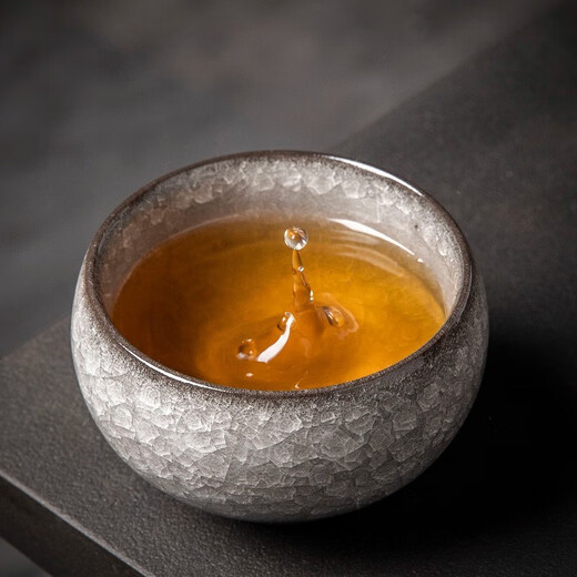 Eight Thousand Lines Jianzhan Tea Cup High-end Master Cup Single Cup Ru Kiln Ceramic Kung Fu Tea Set Men's Tea Bowl Business Souvenir