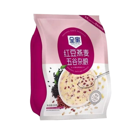 全家红豆燕麦五谷杂粮独立包装素食粗粮营养早餐饱腹代餐学生早餐838g