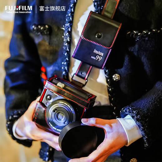 Fuji (FUJIFILM) Instax mini99 burning light instant camera 3-inch photo paper mini99 photo paper set including 20 pieces of photo paper + peripheral accessories official standard