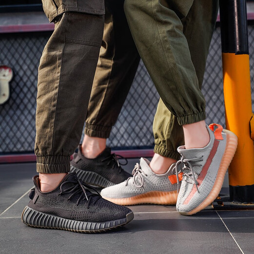 H8 luxury coconut shoes 350 star shoes men's shoes 2025 new summer mesh breathable Putian sports and casual shoes Galaxy Black [really explosive flagship version] 42