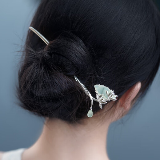 Cultural and Creative Flower God Hairpin Ancient Style Modern Daily Wear Step Shake Tassel Hairpin Hairpin Birthday Gift Thanksgiving Orchid