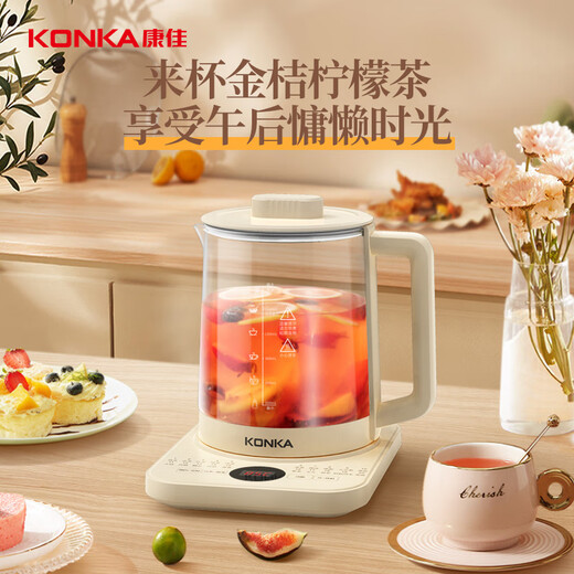 KONKA health kettle, tea kettle, tea kettle, electric kettle, kettle, home multi-function constant temperature kettle, flower tea kettle, glass herbal kettle, electric kettle, special price, multi-stage temperature control | 20 major functions 1.8L