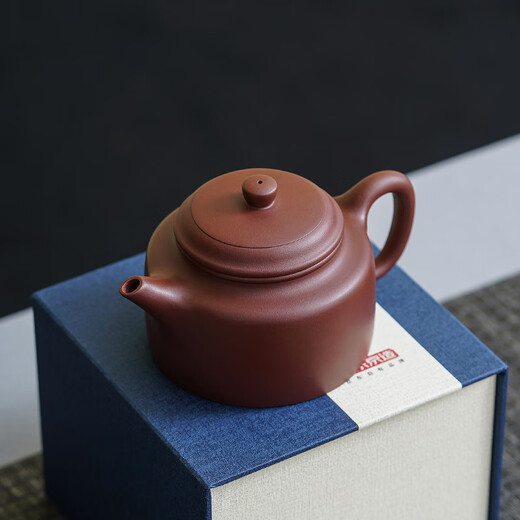 Made in Tokyo, Yixing purple clay pot, handmade teapot, raw purple clay, tea making set, Dezhong teapot 238ml gift box