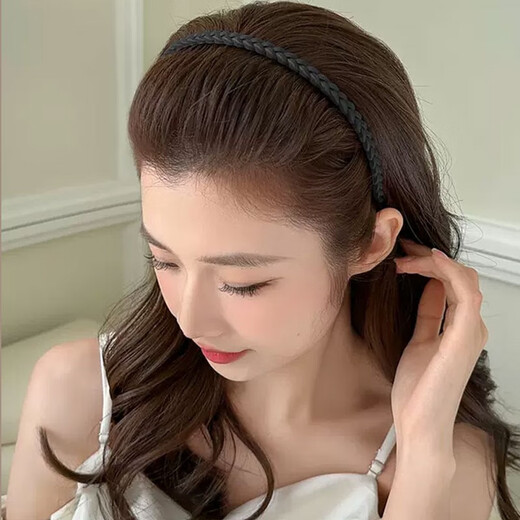 Idel spring and summer hair hoop women's face wash special toothed anti-slip headband 2025 new broken hair sorting artifact headwear black hair hoop F2045