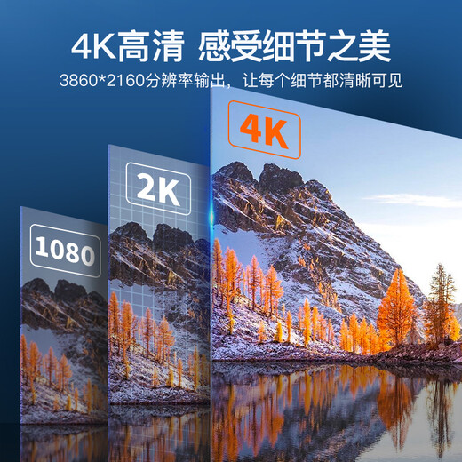 Akihabara (Choseal) Fiber Optic HDMI Cable Versión 2.0 4K60Hz Cable de alta definición de alta definición 3D Video Cable Conexión de la computadora Conexión TV Ingeniería Conexión de decoración Cable 35 metros QS8511