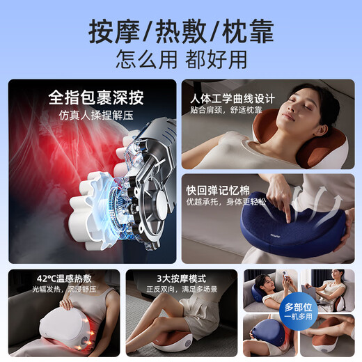 SUPOR CERVICAL SPINE MASSAGEUR MASSAGE DE COUCHE SUPPLICATION [Boîte-cadeau] Massage Massage Massage Coussin Couge de taille Gift pour copine Girlfrun Birthday Gift 701-2